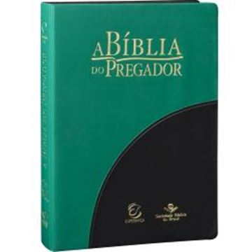 Imagem de A BIBLIA DO PREGADOR - CAPA VERDE E CINZA